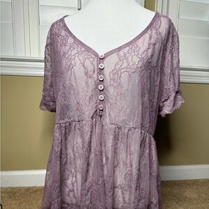 Lavender Torrid Blouse